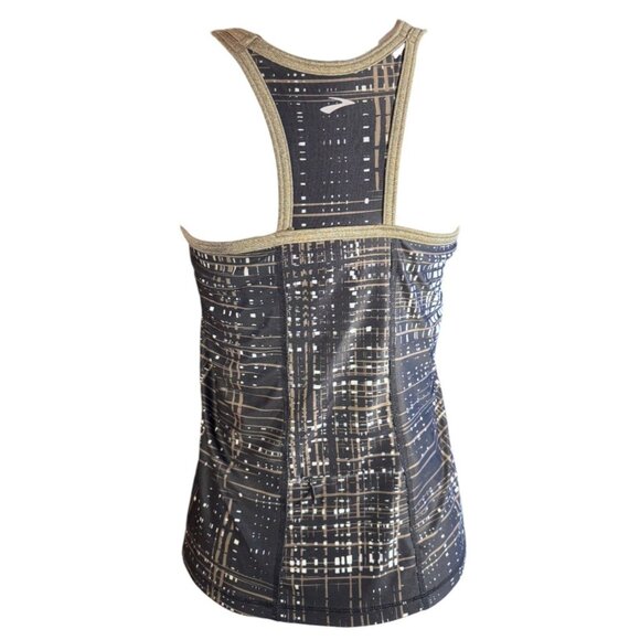 Brooks Womens M Black/White Athletic Tank Top - Picture 3 of 8